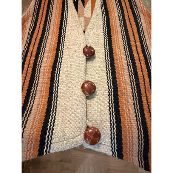 Ortega's Chimayo NM 100% Wool Vest - Size Small - Fits like XS - Picture 5 of 7